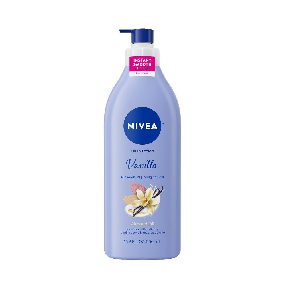 Nivea Vanilla and Almond Oil Infused Body Lotion 16.9-fl oz: $6.79 Nivea Vanilla and Almond Oil Infused Body Lotion 16.9-fl oz: $6.79
