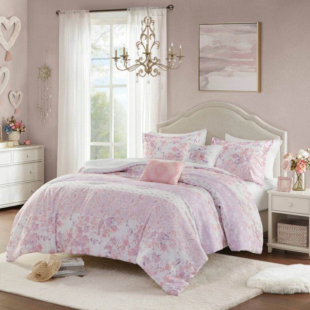 Intelligent Design Colette Floral Paisley Twin/Twin XL 4-Piece Comforter Set: $47.99 Intelligent Design Colette Floral Paisley Twin/Twin XL 4-Piece Comforter Set: $47.99