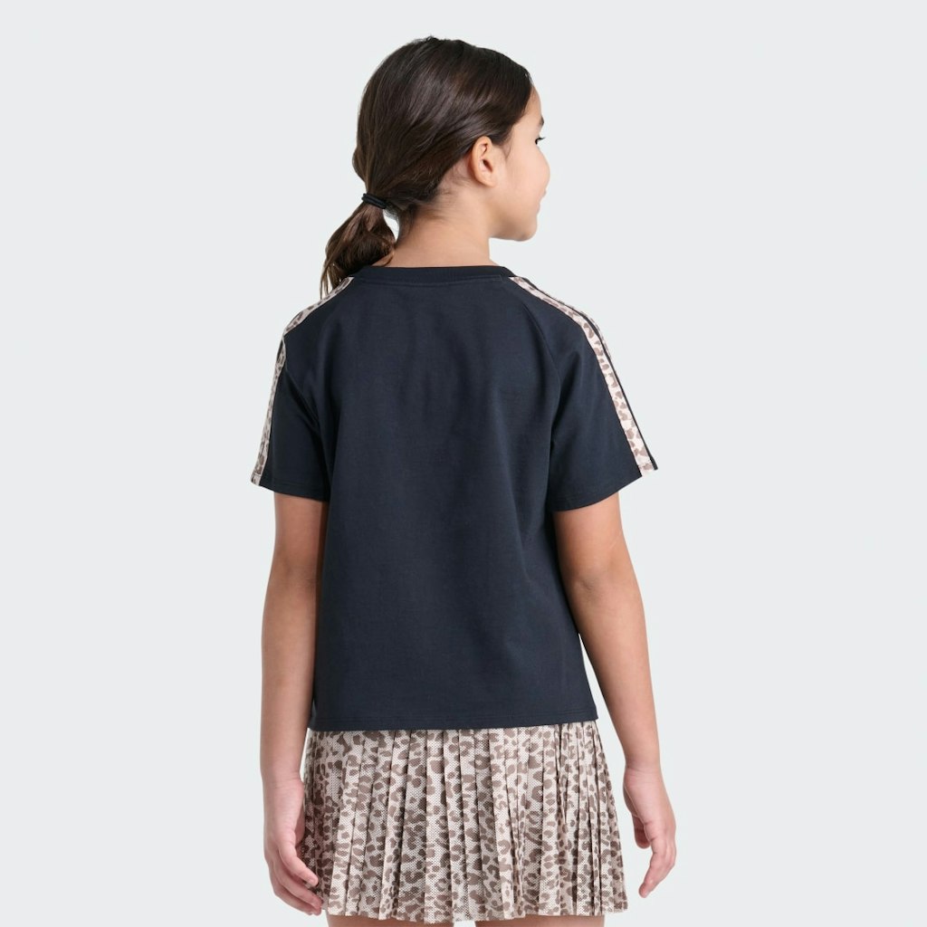 Adidas Short Sleeve 3-Stripes Raglan Tee: $25