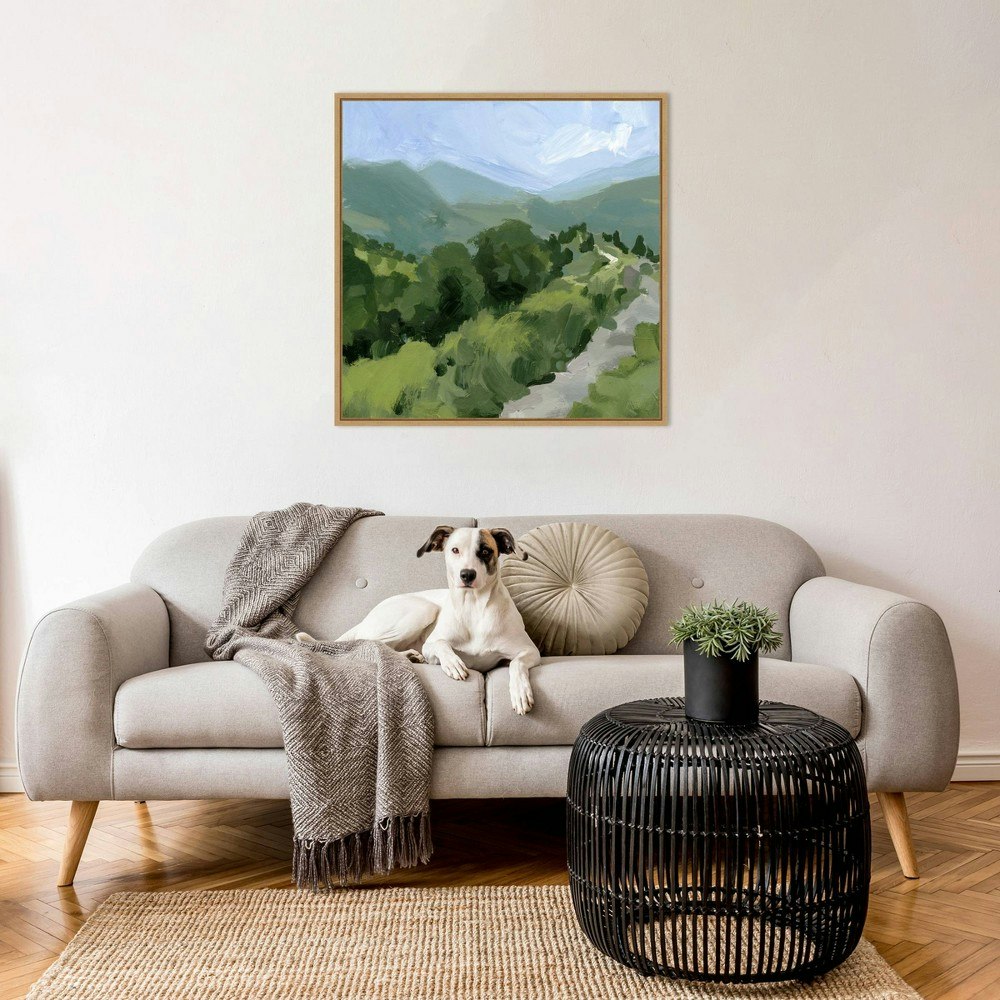 Amanti Art Tree Lined Path I by Victoria Barnes 30"x30" Framed Canvas Wall Art: $163.99 Amanti Art Tree Lined Path I by Victoria Barnes 30"x30" Framed Canvas Wall Art: $163.99