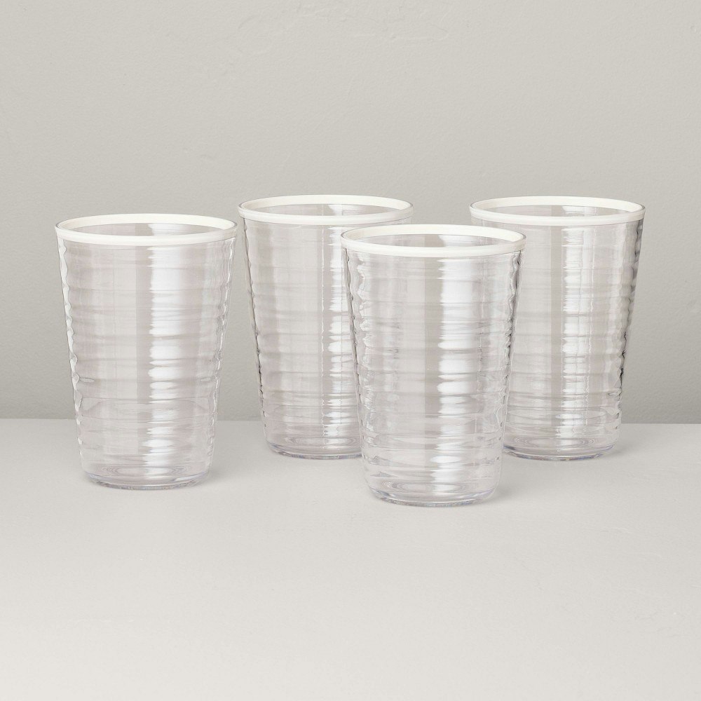 Hearth & Hand with Magnolia 22-fl. oz. Tritan Tall Glasses 4-Pack: $18.99 Hearth & Hand with Magnolia 22-fl. oz. Tritan Tall Glasses 4-Pack: $18.99