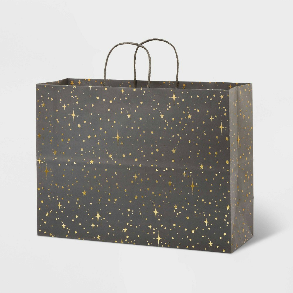 Spritz 12"x16"x6" Foil Star Pattern Gift Bag: $3.50