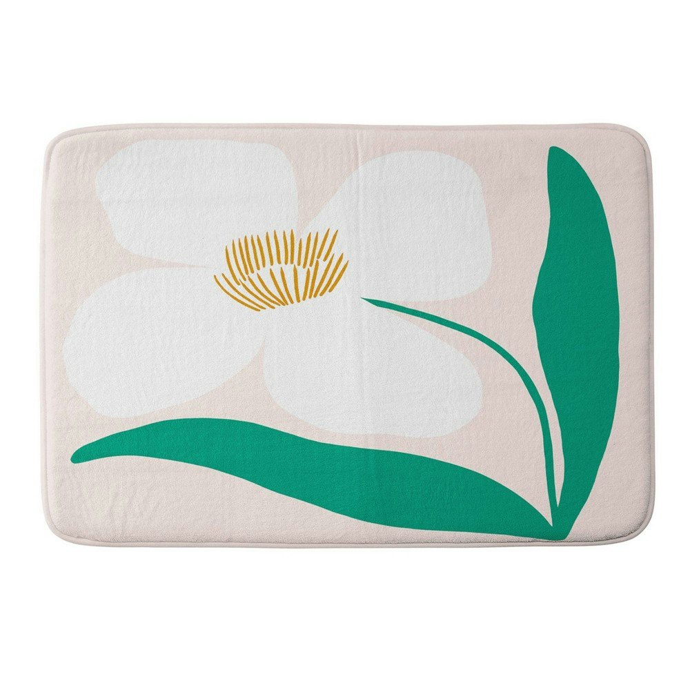 Deny Designs Martza Lisa Abstract Flower Memory Foam Bath Mat: $65.99 Deny Designs Martza Lisa Abstract Flower Memory Foam Bath Mat: $65.99