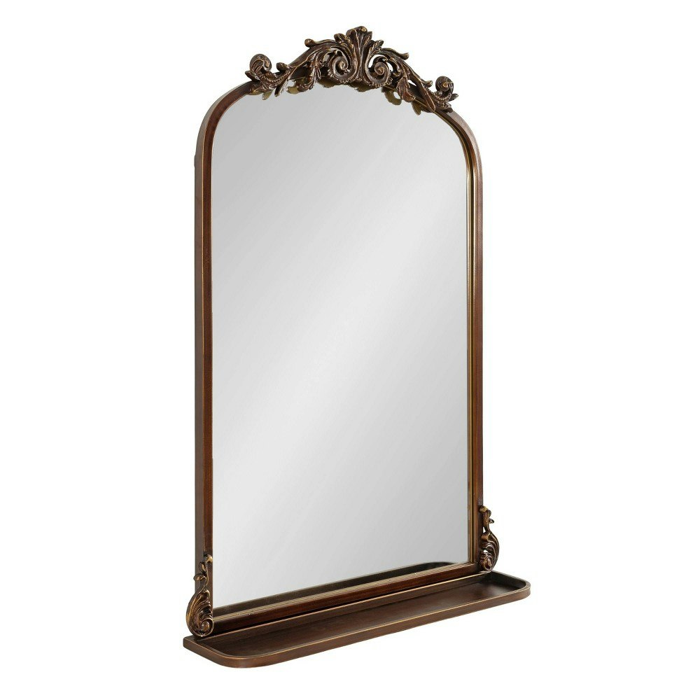 Kate & Laurel Arendahl 21"x32" Traditional Arch Mirror with Shelf: $208.99 Kate & Laurel Arendahl 21"x32" Traditional Arch Mirror with Shelf: $208.99