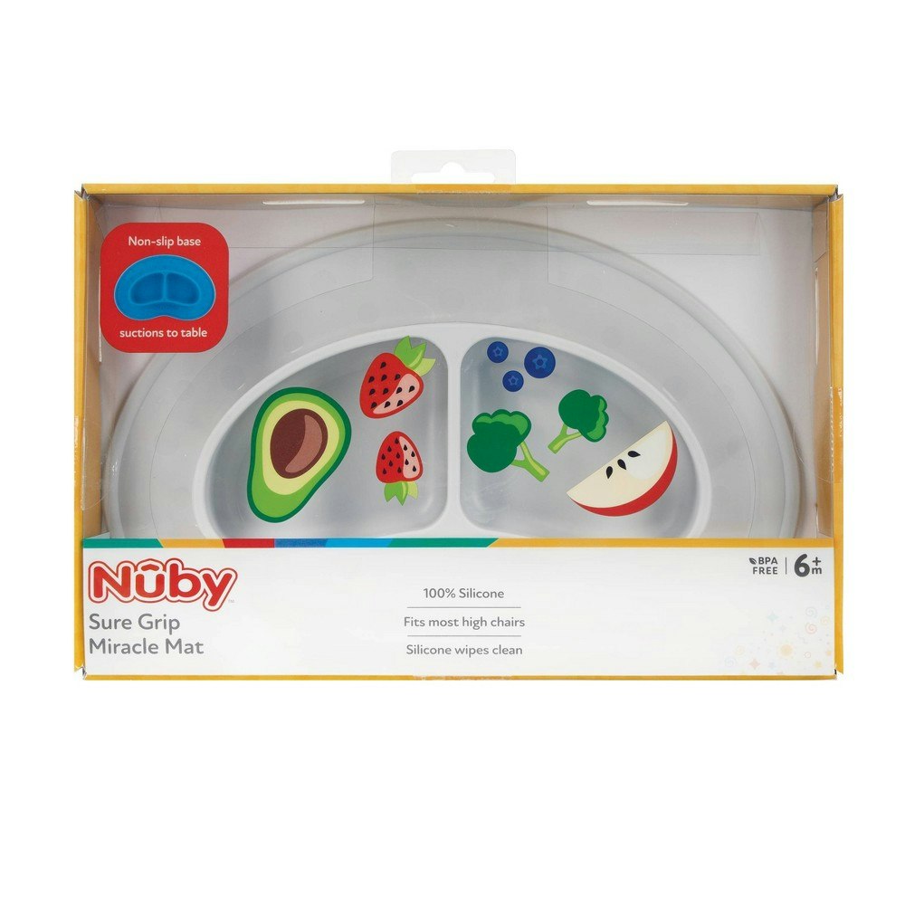Nuby Sectioned Silicone Feeding Mat: $13.69 Nuby Sectioned Silicone Feeding Mat: $13.69