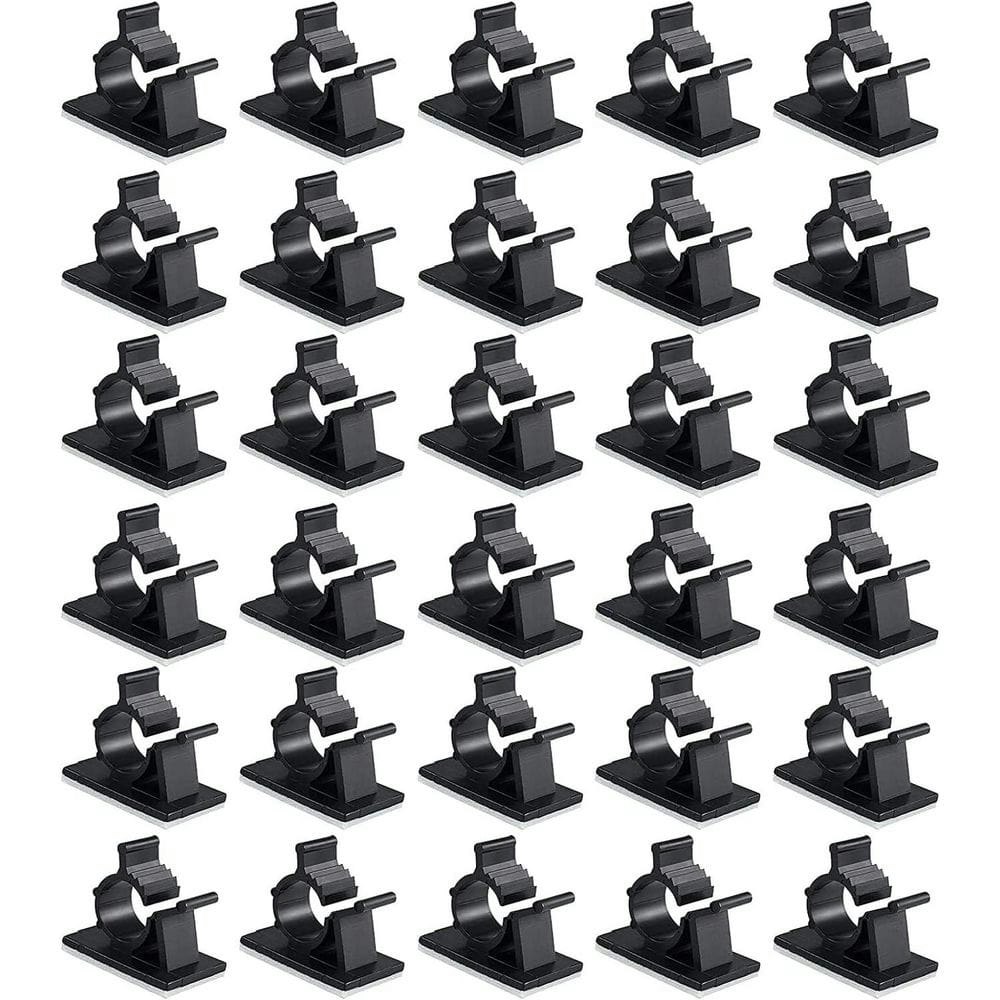 Self-Adhesive Adjustable Nylon Cable Clips 30-Pack: $40.91