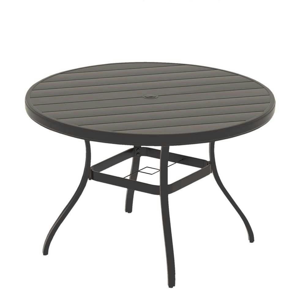Round Metal Outdoor Dining Table: $257.15 Round Metal Outdoor Dining Table: $257.15