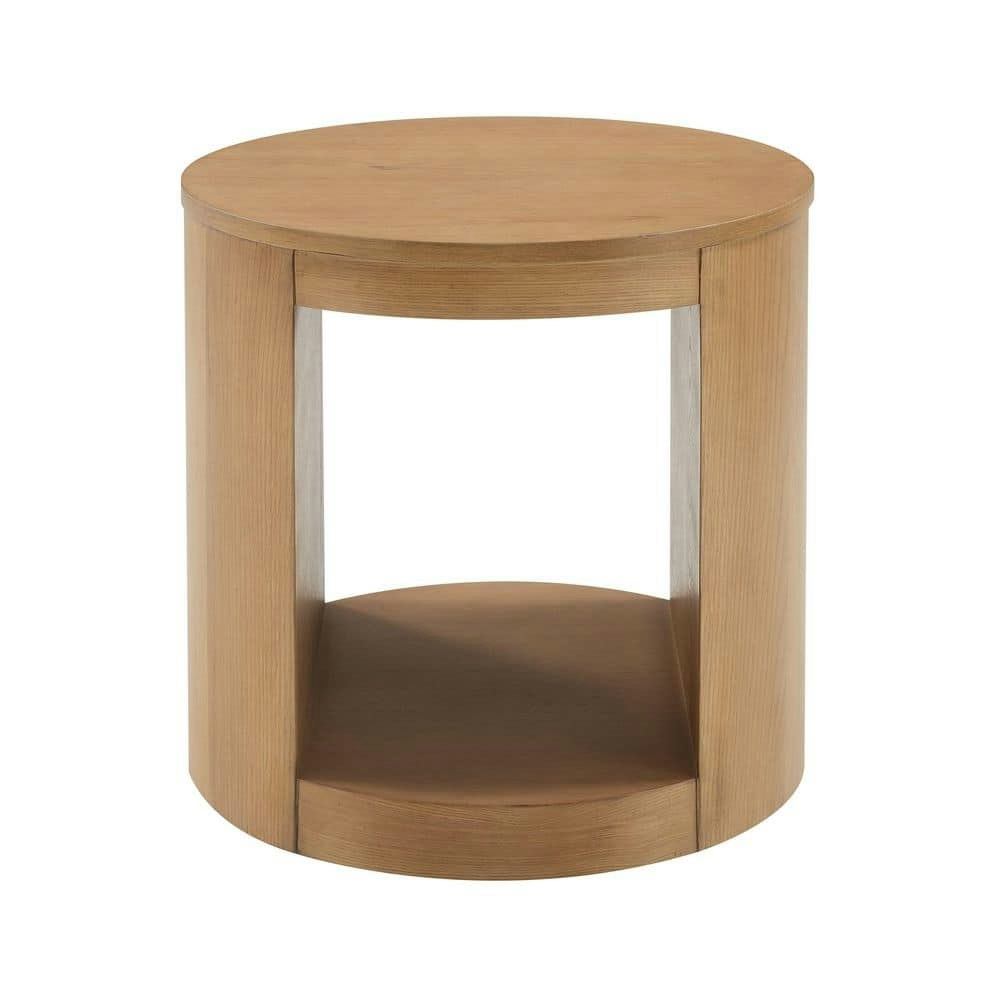 Zoey 22-Inch Oak Round Wood End Table: $466.36 Zoey 22-Inch Oak Round Wood End Table: $466.36
