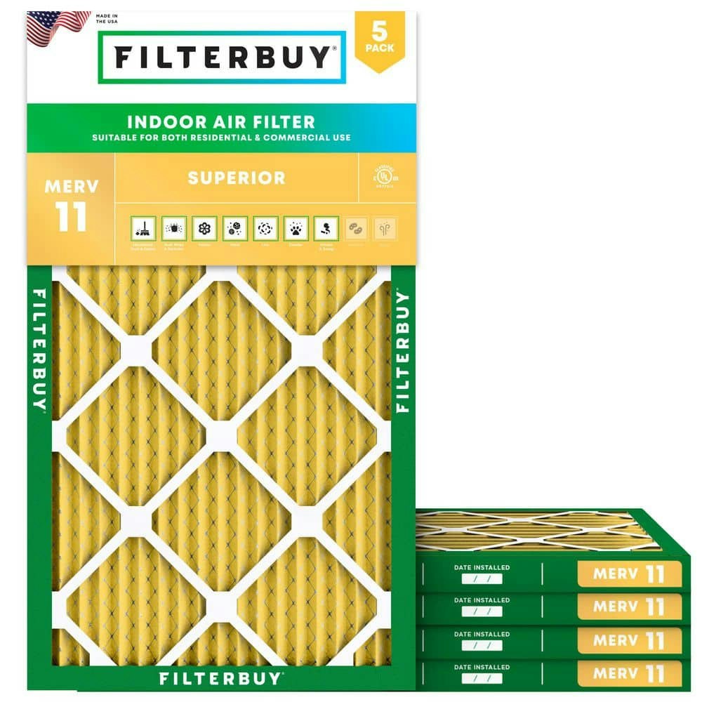 19" x 27" x 1" MERV 11 Allergen Defense Pleated Air Filter 5-Pack: $86.95 19" x 27" x 1" MERV 11 Allergen Defense Pleated Air Filter 5-Pack: $86.95