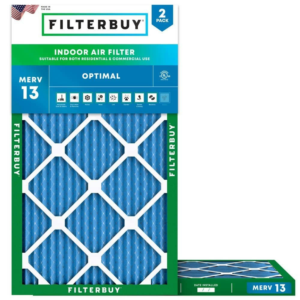 10x33x1-Inch MERV 13 Pleated Air Filter 2-Pack: $79.98