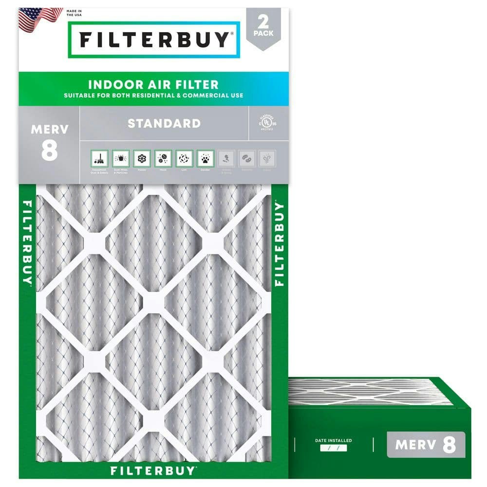13x21x4-inch MERV 8 Pleated HVAC Air Filter 2-Pack: $44.98