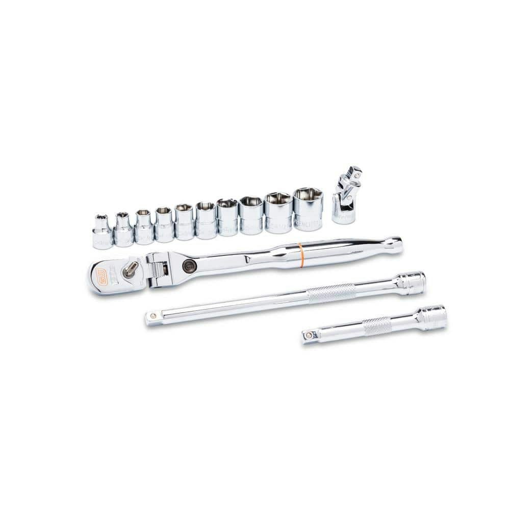 120XP 1/4-inch Drive Locking Flex-Head Ratchet and Socket SAE Mechanics Tool Set 14-Piece: $49.56 120XP 1/4-inch Drive Locking Flex-Head Ratchet and Socket SAE Mechanics Tool Set 14-Piece: $49.56