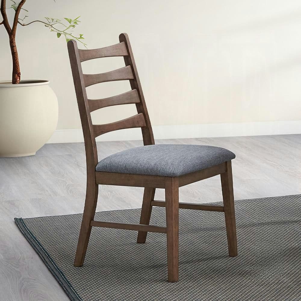 Mayah Dark Gray Linen and Walnut Side Chair 2-Pack: $188.99 Mayah Dark Gray Linen and Walnut Side Chair 2-Pack: $188.99