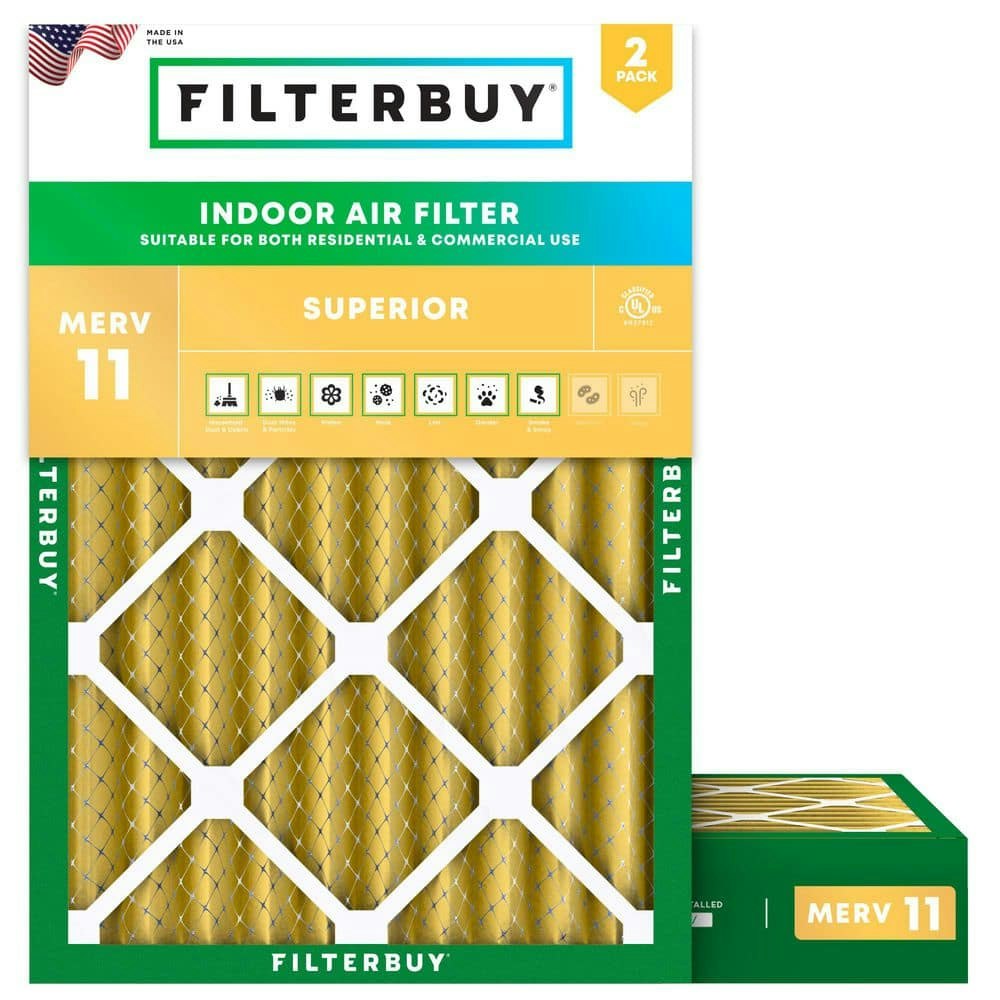 20" x 22" x 4" MERV 11 Allergen Defense HVAC Air Filters 2-Pack: $60.98 20" x 22" x 4" MERV 11 Allergen Defense HVAC Air Filters 2-Pack: $60.98