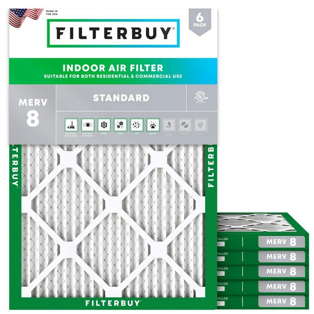 6" x 10" x 1" MERV 8 Pleated HVAC Air Filter 6-Pack: $77.94 6" x 10" x 1" MERV 8 Pleated HVAC Air Filter 6-Pack: $77.94