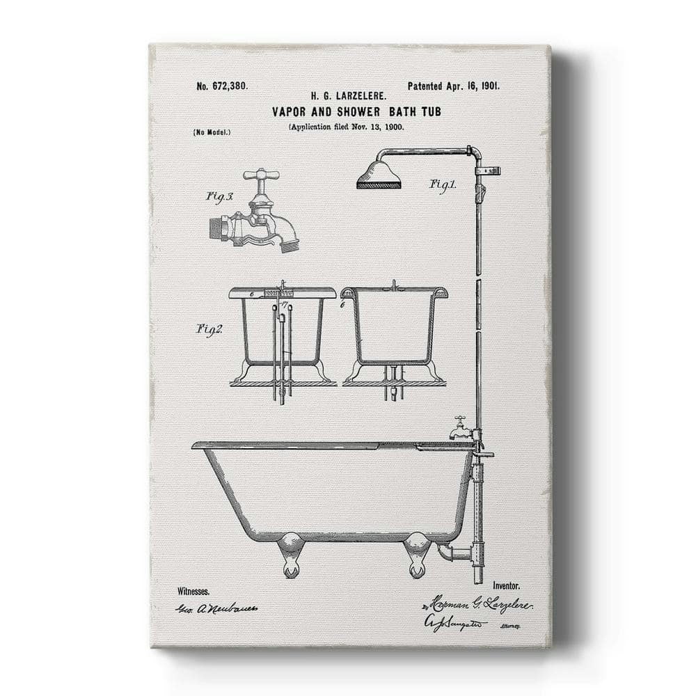 Wexford Homes Vintage Bath II 48" x 32" Unframed Giclee Art Print: $90.30 Wexford Homes Vintage Bath II 48" x 32" Unframed Giclee Art Print: $90.30