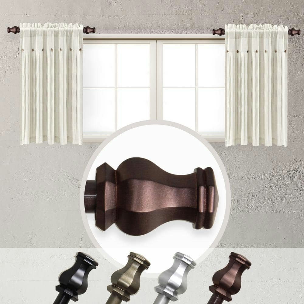 Elora 5/8-inch Side Curtain Rod 12-20-inch 2-Pack: $57.60 Elora 5/8-inch Side Curtain Rod 12-20-inch 2-Pack: $57.60