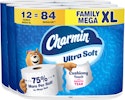 Charmin Ultra Soft Family Mega XL Toilet Paper for 24 rolls for $34 w/ Sub & Save + free shipping w/ Prime