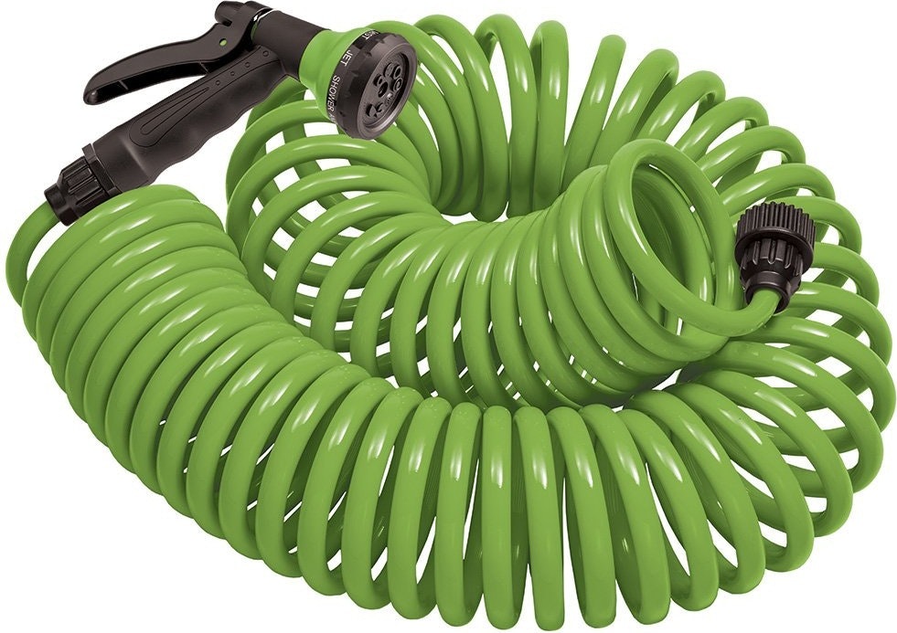 Orbit 50-Foot Coil Garden Hose: $14