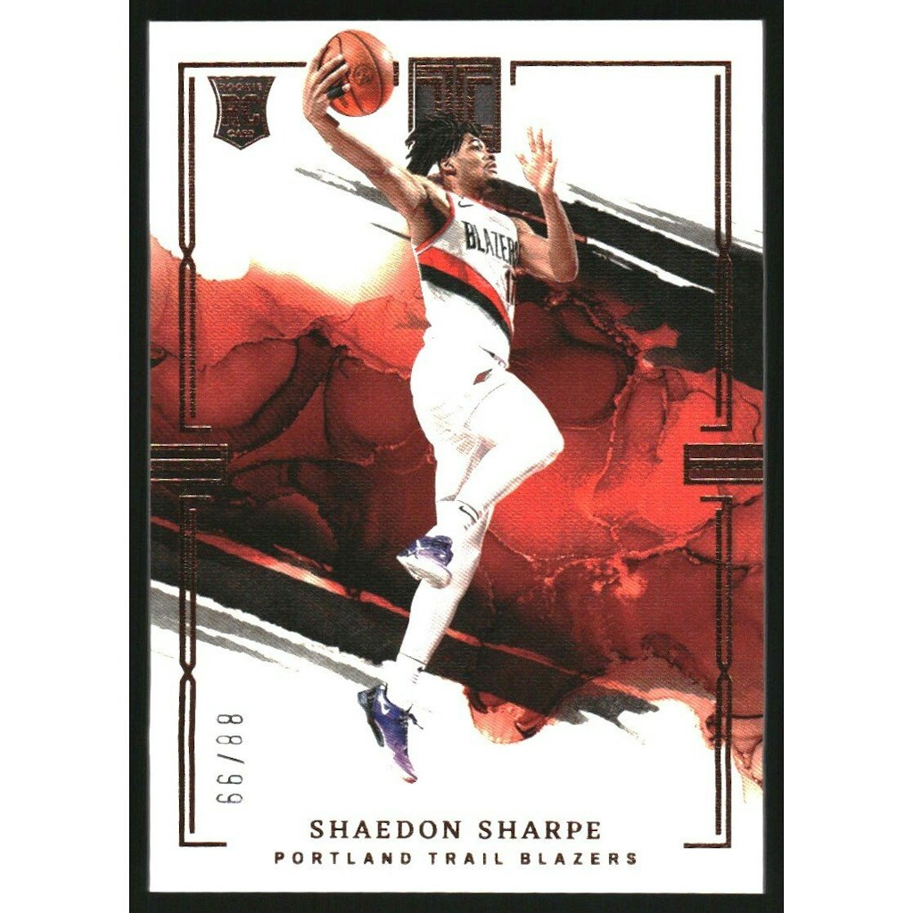 2022-23 Panini Impeccable Shaedon Sharpe Card: $36