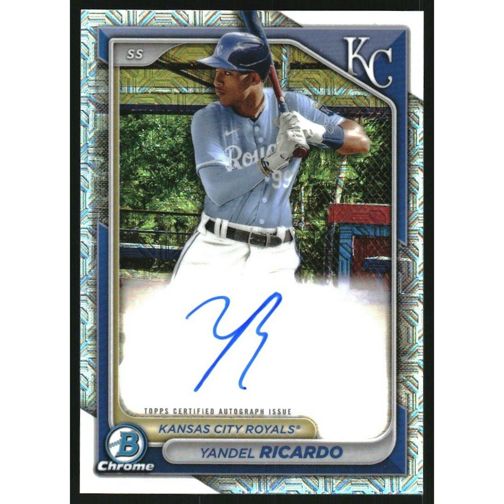 2024 Bowman Chrome Mega Box Yandel Ricardo Autograph Card: $13.50 2024 Bowman Chrome Mega Box Yandel Ricardo Autograph Card: $13.50