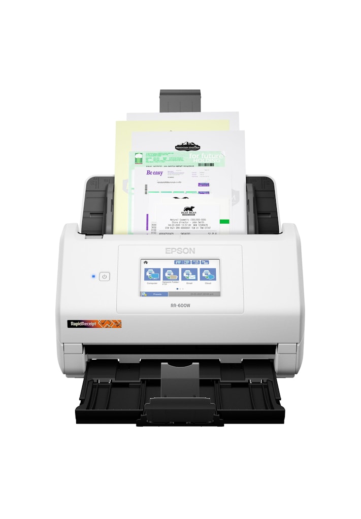 Epson RapidReceipt RR-600W Wireless Document Scanner: $379.99 Epson RapidReceipt RR-600W Wireless Document Scanner: $379.99