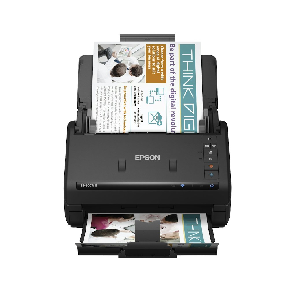 Epson WorkForce ES-500W II Wireless Duplex Desktop Document Scanner: $349.99 Epson WorkForce ES-500W II Wireless Duplex Desktop Document Scanner: $349.99