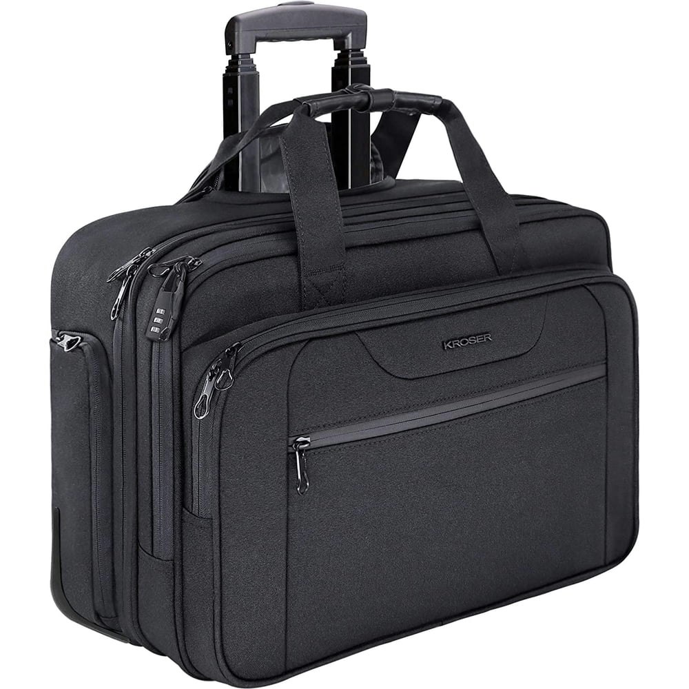Kroser 17.3-inch Rolling Laptop Briefcase: $87.99