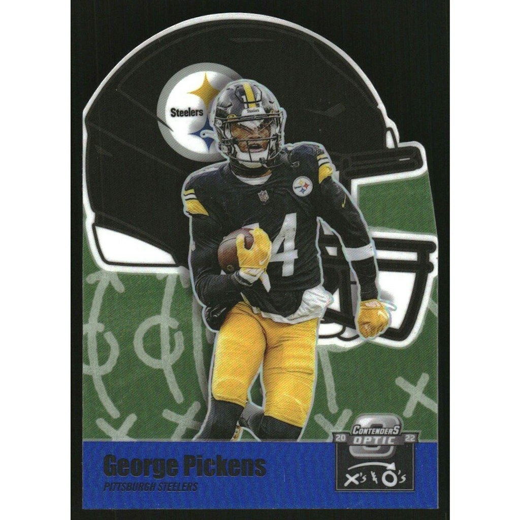 2022 Panini Contenders Optic George Pickens Xs and Os Blue #29: $27 2022 Panini Contenders Optic George Pickens Xs and Os Blue #29: $27