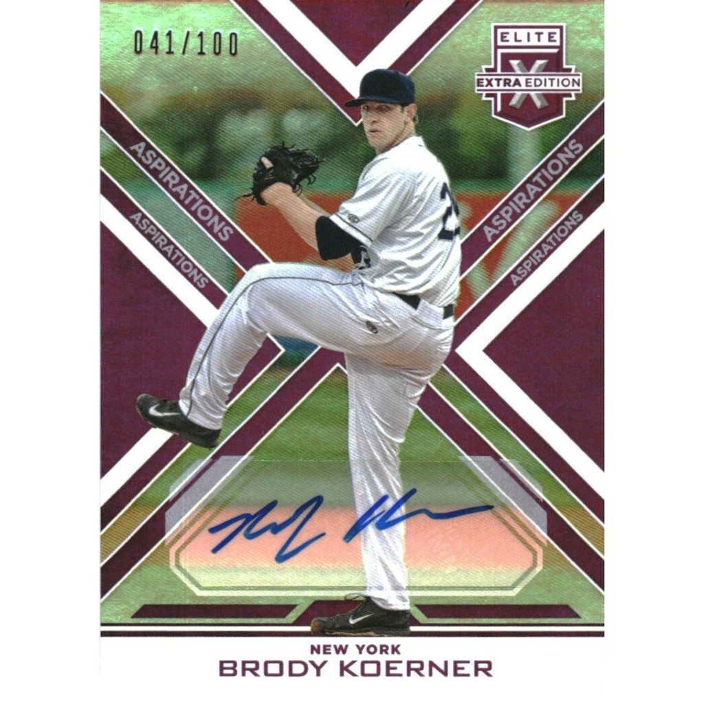 2016 Elite Extra Edition Brody Koerner Autograph Card 100-Count: $10 2016 Elite Extra Edition Brody Koerner Autograph Card 100-Count: $10