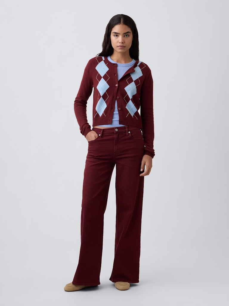 Mid-Rise Wide-Leg Jeans: $39.99