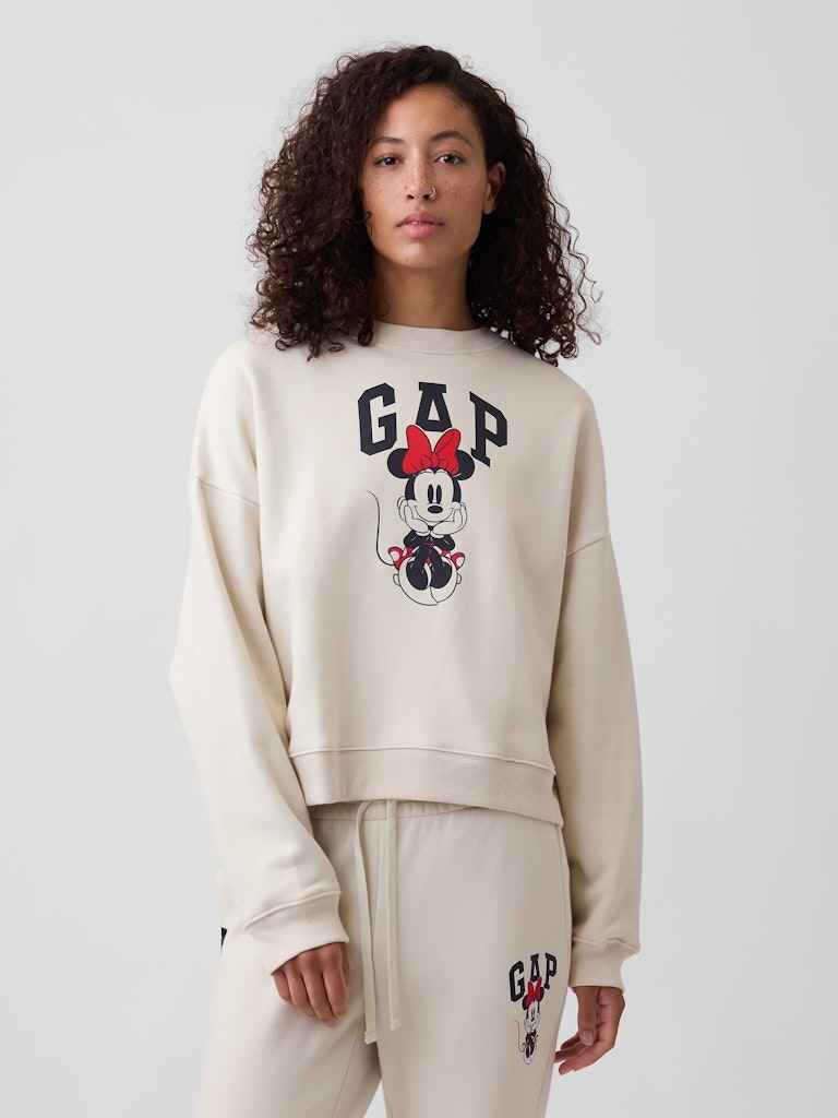 Gap x Disney Minnie Mouse Logo Sweatshirt: $29.99 Gap x Disney Minnie Mouse Logo Sweatshirt: $29.99