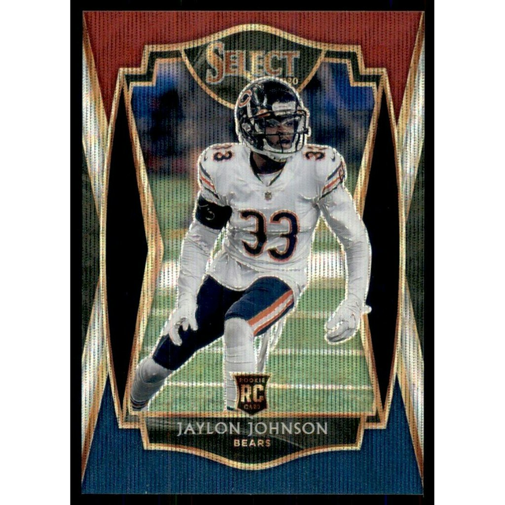 2020 Panini Select Prizm Jaylon Johnson #195 Tri-Color Trading Card: $10.80 2020 Panini Select Prizm Jaylon Johnson #195 Tri-Color Trading Card: $10.80