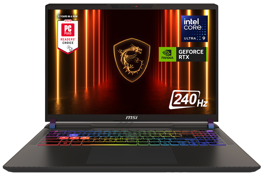 MSI Vector 16 HX AI 400 16-inch 240Hz QHD+ Gaming Laptop: $2,499.99 MSI Vector 16 HX AI 400 16-inch 240Hz QHD+ Gaming Laptop: $2,499.99