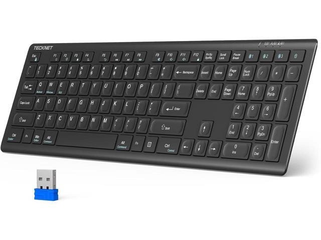 TeckNet Rechargeable Bluetooth and 2.4G Wireless Keyboard: $46.59 TeckNet Rechargeable Bluetooth and 2.4G Wireless Keyboard: $46.59