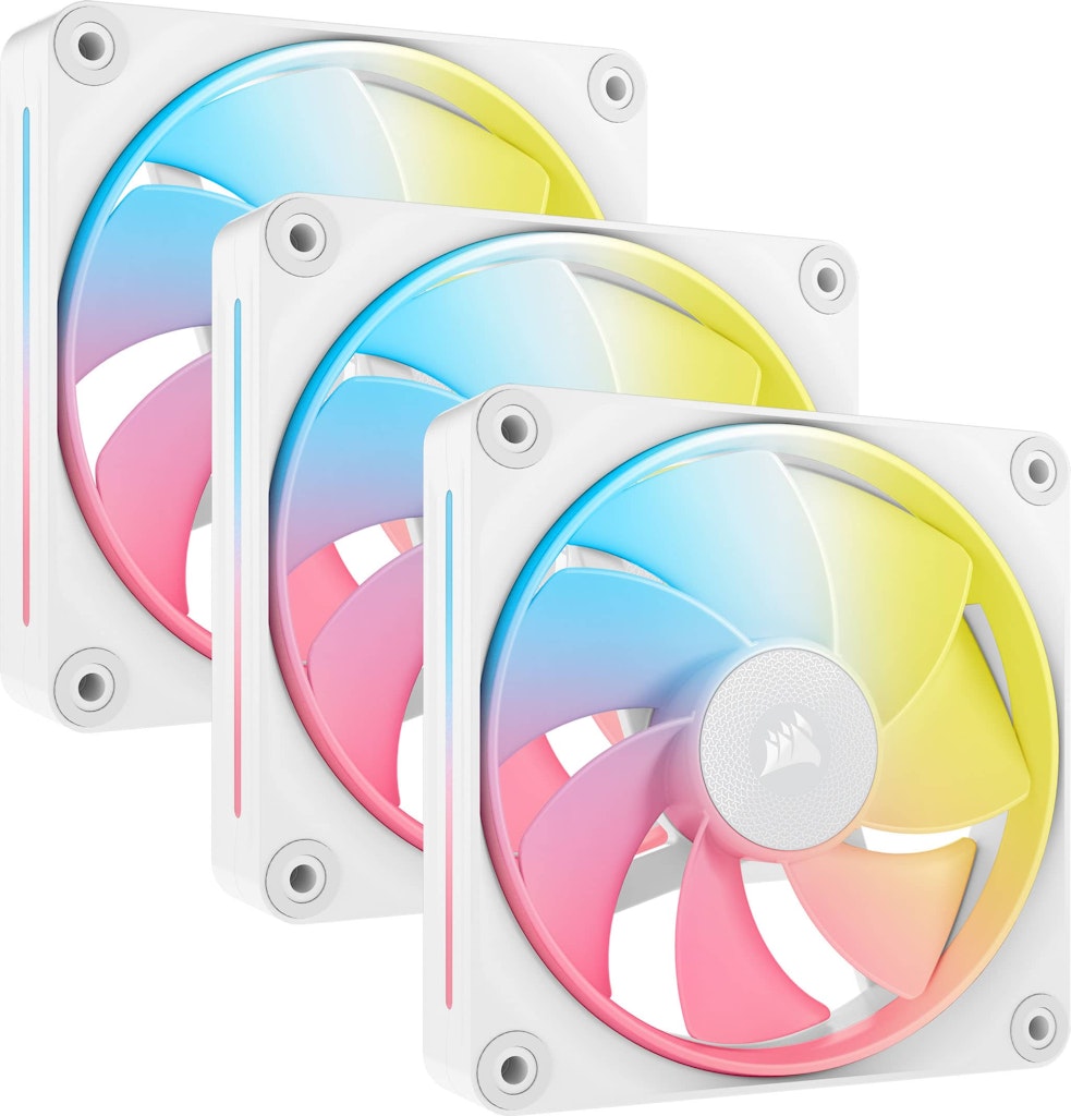 Corsair iCUE Link LX120-R RGB 120mm PWM Reverse Blade Case Fan Starter Kit 3-Pack: $84.99