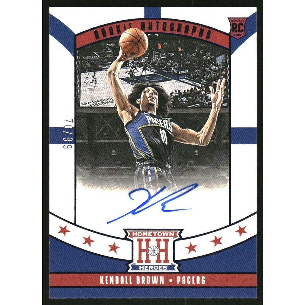 2022-23 Panini Chronicles Kendall Brown Hometown Heroes Rookie Autograph #/99: $10.80 2022-23 Panini Chronicles Kendall Brown Hometown Heroes Rookie Autograph #/99: $10.80