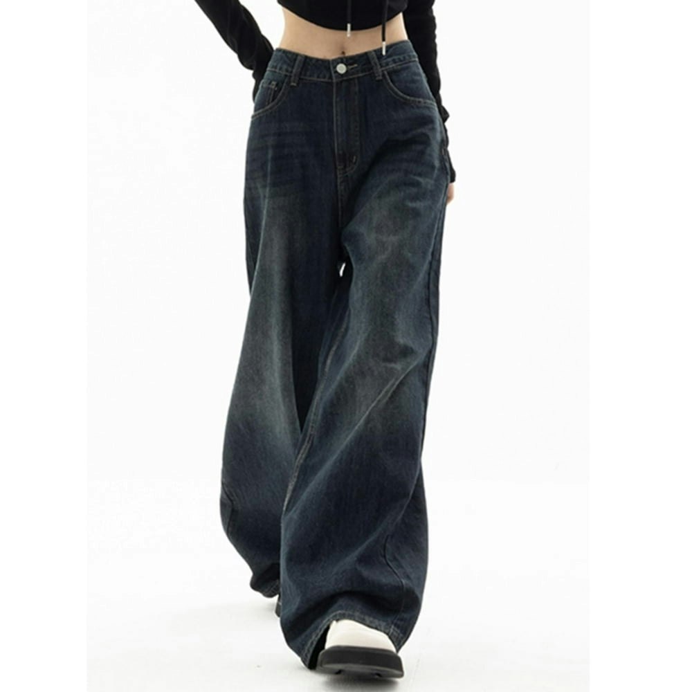 Emmiol Women's High-Waisted Wide-Leg Barrel Jeans: $28.75