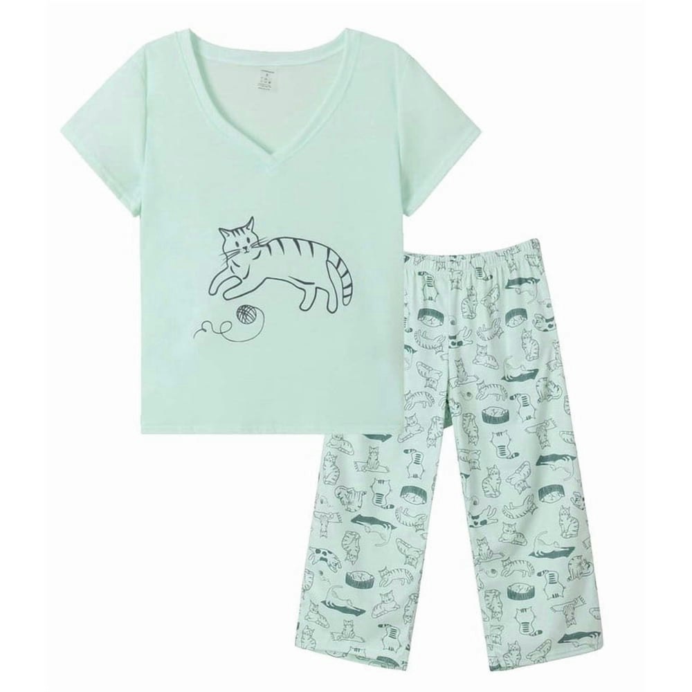 MyFav Women's Capri Pajama Set: $18.99 MyFav Women's Capri Pajama Set: $18.99