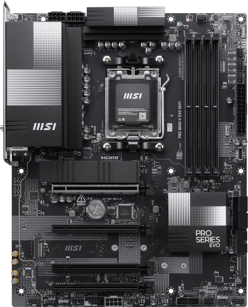 MSI PRO B850-V EVO WIFI DDR5 ATX Motherboard: $163.99 MSI PRO B850-V EVO WIFI DDR5 ATX Motherboard: $163.99