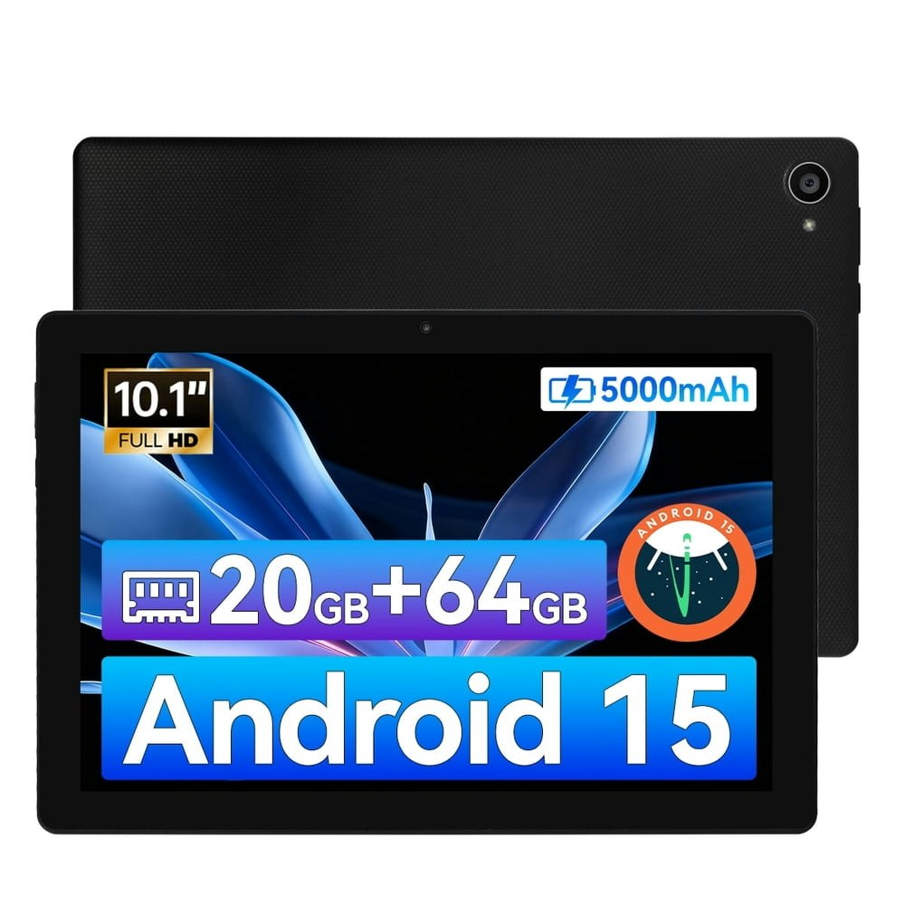 10.1-Inch Android 15 Tablet 20GB RAM 64GB ROM: $79.99 10.1-Inch Android 15 Tablet 20GB RAM 64GB ROM: $79.99