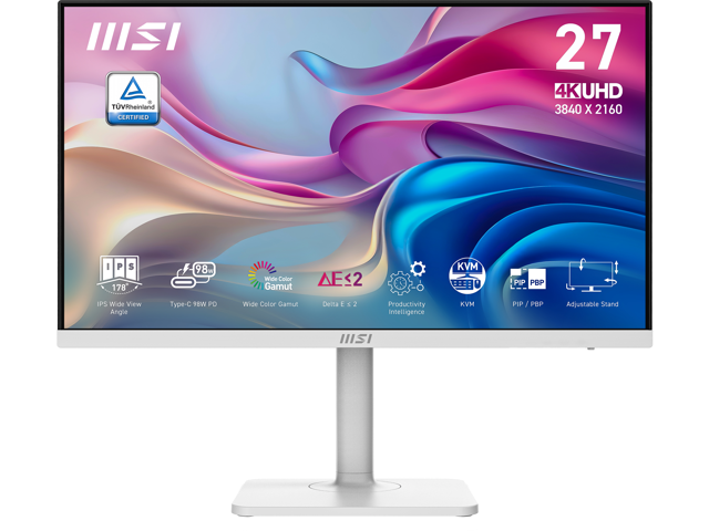MSI 27" 4K HDR IPS Adaptive Sync Monitor: $296.99