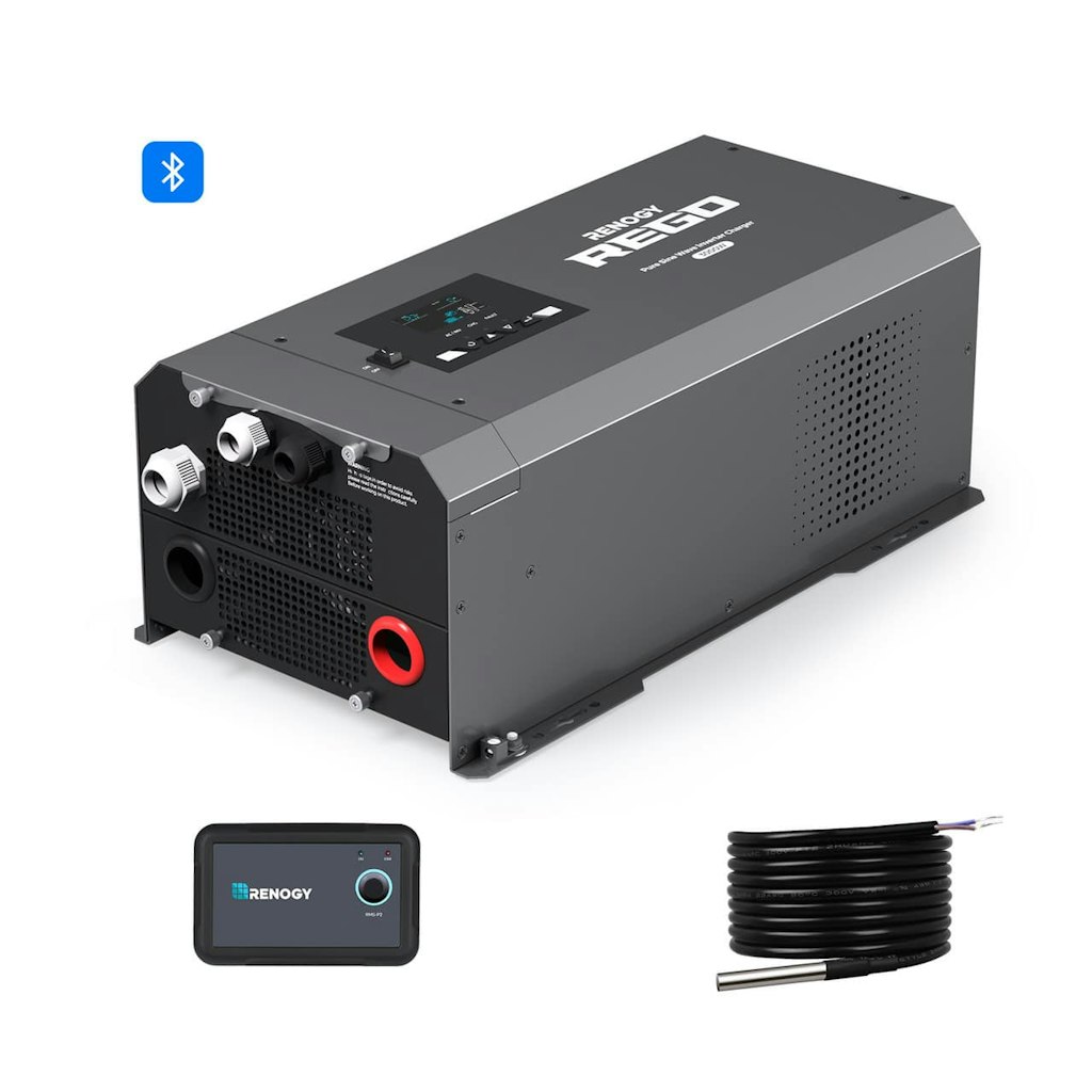 Renogy REGO 12V 3,000W Pure Sine Wave Inverter Charger: $1,199.99 Renogy REGO 12V 3,000W Pure Sine Wave Inverter Charger: $1,199.99