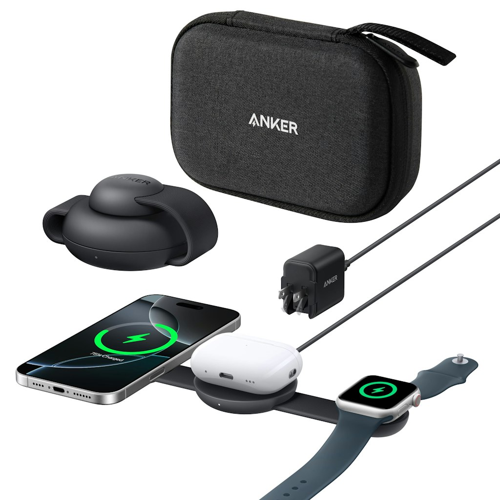 Anker MagGo 3-in-1 Foldable Wireless Charging Station: $73.99 Anker MagGo 3-in-1 Foldable Wireless Charging Station: $73.99