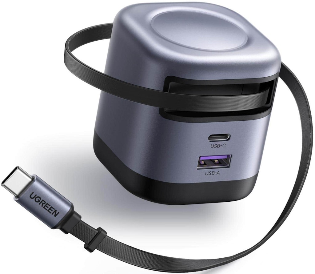 Ugreen Nexode 45W USB-C GaN Charger with Retractable Cable: $24.99 Ugreen Nexode 45W USB-C GaN Charger with Retractable Cable: $24.99
