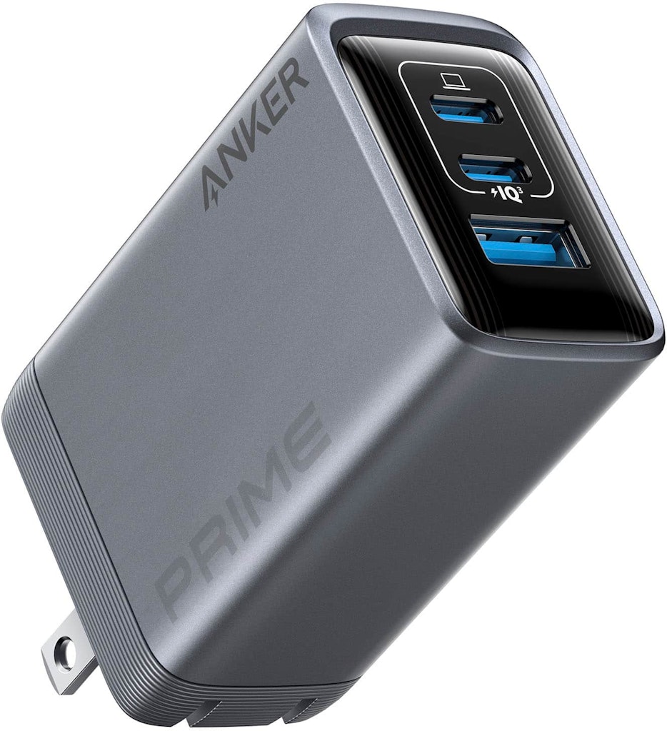 Anker Prime 100W 3-Port GaN Charger: $40