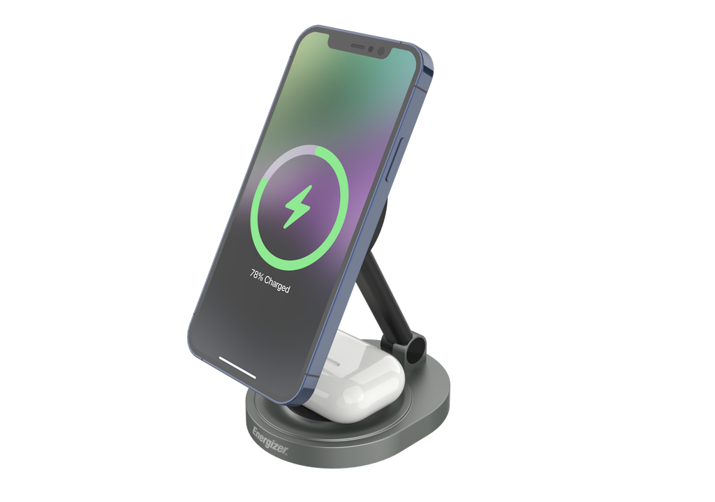 Energizer 2-in-1 15W Magnetic Wireless Charging Station: $16.99 Energizer 2-in-1 15W Magnetic Wireless Charging Station: $16.99