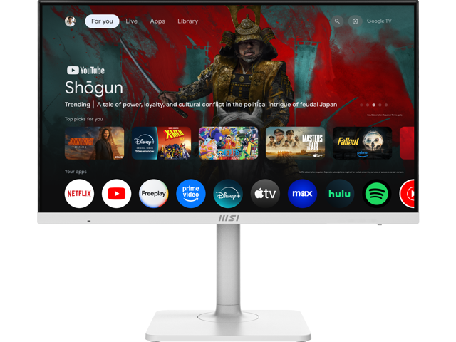 MSI 27" 4K HDR IPS LED Monitor: $563.14