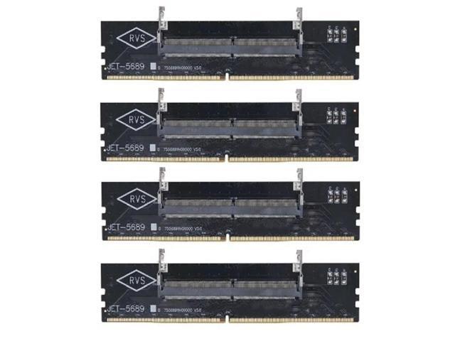 DDR5 SODIMM to DIMM Memory Adapter 4-Pack: $41.92 DDR5 SODIMM to DIMM Memory Adapter 4-Pack: $41.92