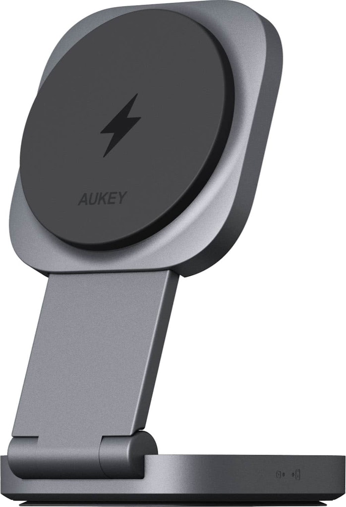Aukey 2-in-1 MagSafe Qi2 Wireless Charging Stand: $27.99 Aukey 2-in-1 MagSafe Qi2 Wireless Charging Stand: $27.99